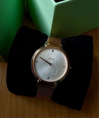 Reloj TOUS Real Bear Bicolor Dorado y Blanco