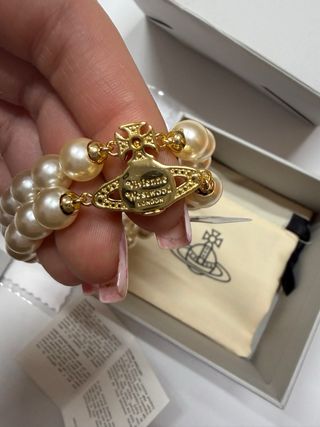 Pulsera Vivienne Westwood perlas dorada
