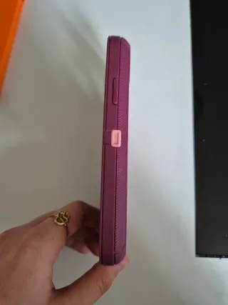 Custodia iPhone XS anti-caduta viola