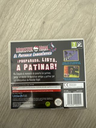 Monster High El Patinaje Laberíntico Nintendo DS