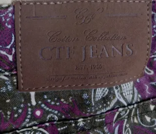 Pantalón estampado CTF JEANS mujer