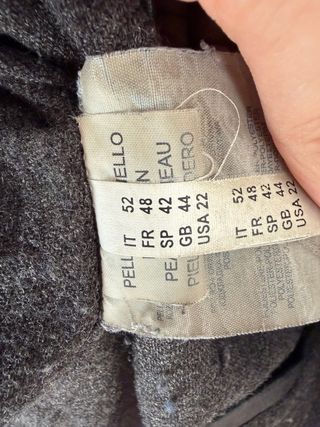 Giacca in pelle uomo Zarro XL