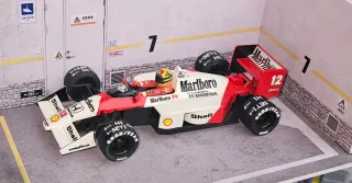 Coche F1 Senna Scalextric Marlboro Honda
