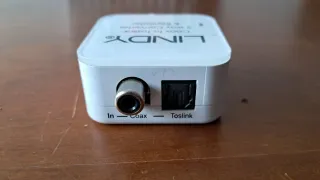 Convertidor Audio Coaxial-Toslink LINDY 601-0A