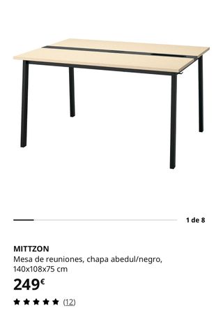 Mesa IKEA MITTZON. Casi nuevo