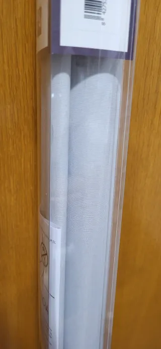 Estor enrollable poliéster gris 105x250 cm