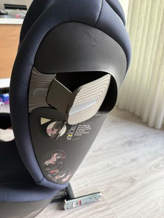 Silla coche niños Cybex azul limpia