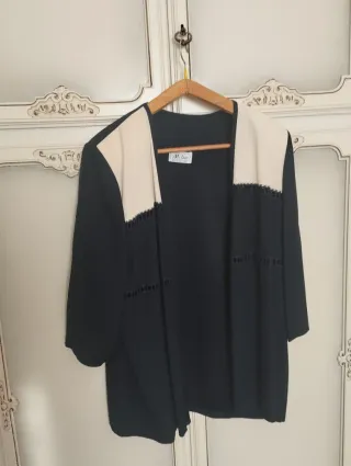 Tailleur My Lady beige/nero taglia M