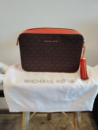 Bolso Michael Kors Marrón y Naranja