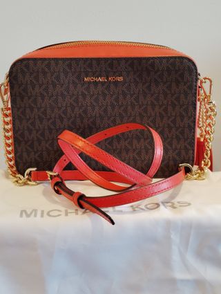 Bolso Michael Kors Marrón y Naranja