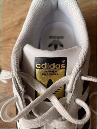 Adidas Superstar Blancas Negras Talla 44
