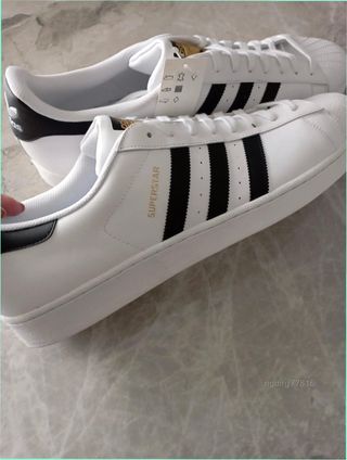 Adidas Superstar Talla 44 Blancas Negras