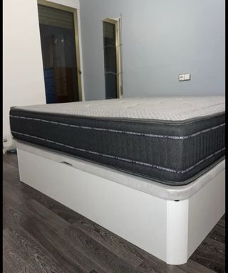 Cama canapé con colchón