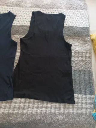 Set 2 Canotte Uomo Nere e Blu