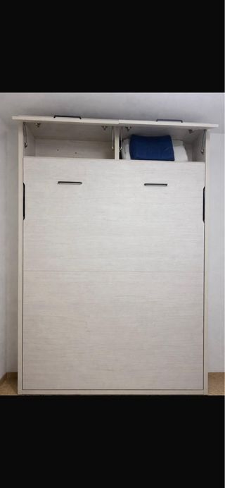 Cama abatible 135cm con altillos +Colchón