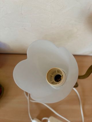 Lampada da tavolo vintage 2 tulipani