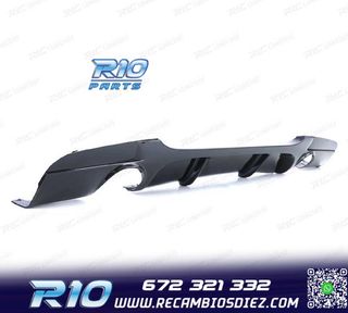 DIFUSOR BMW E90 E91 LOOK M PERFORMANCE NEGRO BRILLO