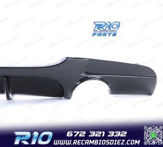 DIFUSOR BMW E90 E91 LOOK M PERFORMANCE NEGRO BRILLO