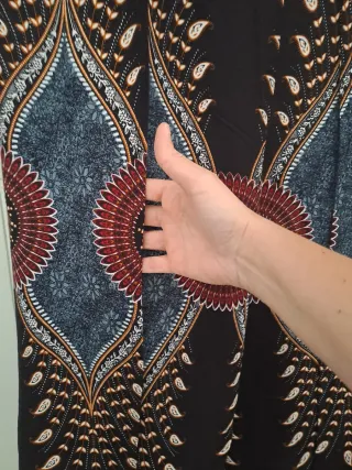 Pantaloni cotone a portafoglio