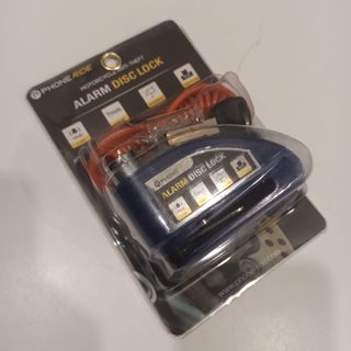 Candado disco moto alarma 110dB impermeable