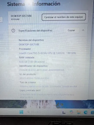 Portátil Asus VivoBook S510U i5