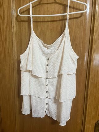 Blusa Slowlove blanca talla L