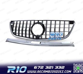 PARRILLA MERCEDES CLASE V W447 14-19 LOOK AMG NEGRO CROMO