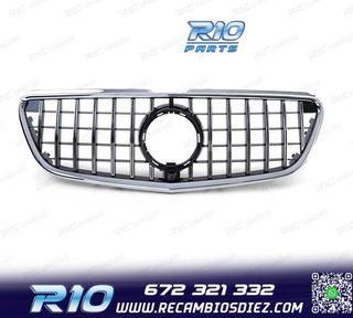 PARRILLA MERCEDES CLASE V W447 14-19 LOOK AMG NEGRO CROMO