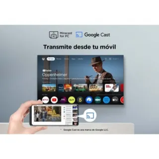 TCL 65 QLED 4K Google TV + Soporte Ruedas
