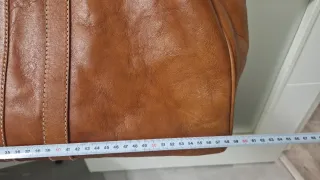 Bolsa de viaje de piel Olimpo marrón