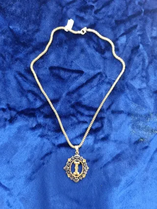 Collar plata ley chapada oro inicial I