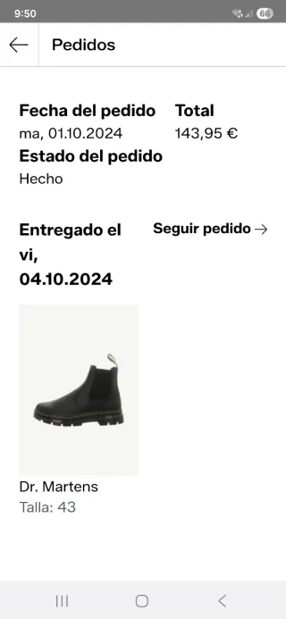 Botas Chelsea Dr. Martens Negras