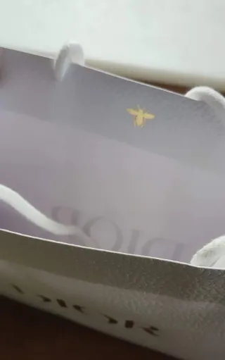 Dior Shopper Originale + Nastro Logo Oro - Nuova