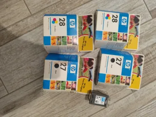 Cartuchos HP 27 y 28 (Negro y Tricolor)