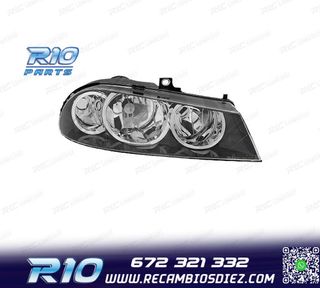FARO DCH ALFA ROMEO 156 03-05 LOOK CROMADO NEGRO
