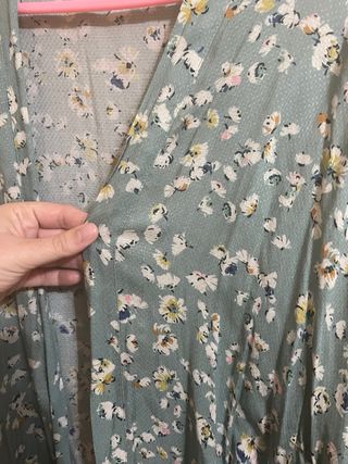 Kimono floral verde EseOese