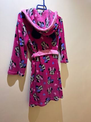 Bata infantil Minnie Mouse rosa y morada