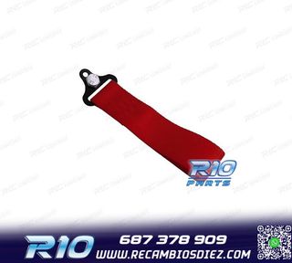 CINTA DE REMOLQUE ROJA EN TELA