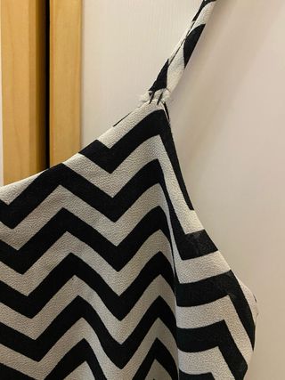 Mono corto estampado zigzag