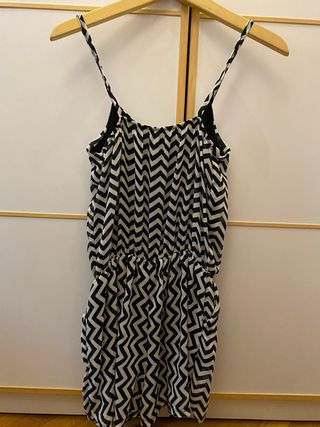 Mono corto estampado zigzag