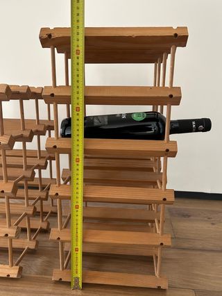 Botelleros de madera