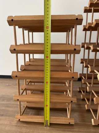 Botelleros de madera