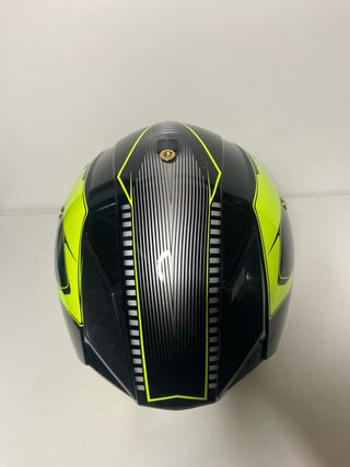 : Casco Motocross Negro y Amarillo