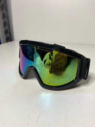 : Casco Motocross Negro y Amarillo