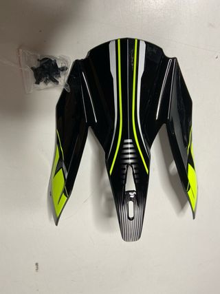 : Casco Motocross Negro y Amarillo