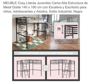 Litera alta con Escritorio al lado