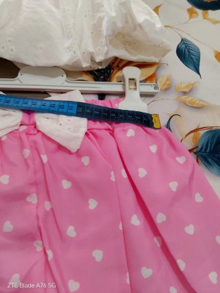 Completo 12 anni bianco e rosa