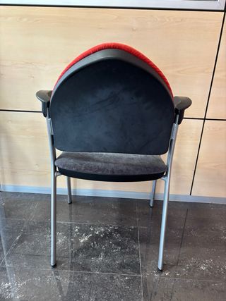 4 Sillas de Oficina Tapizadas