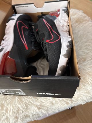 Maxima calidad React Vision Negro/Rojo Talla 44