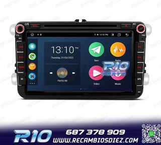 RADIO GPS ANDROID 14 PARA VOLKSWAGEN VW GOLF POLO PASSAT CAD